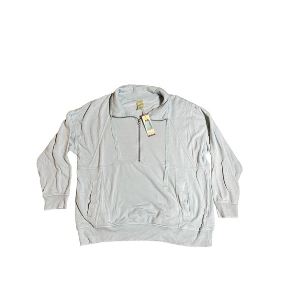 Women's Tangerine 1/4 Zip pullover/shirt. 2XL. Mint green color - Picture 1 of 3